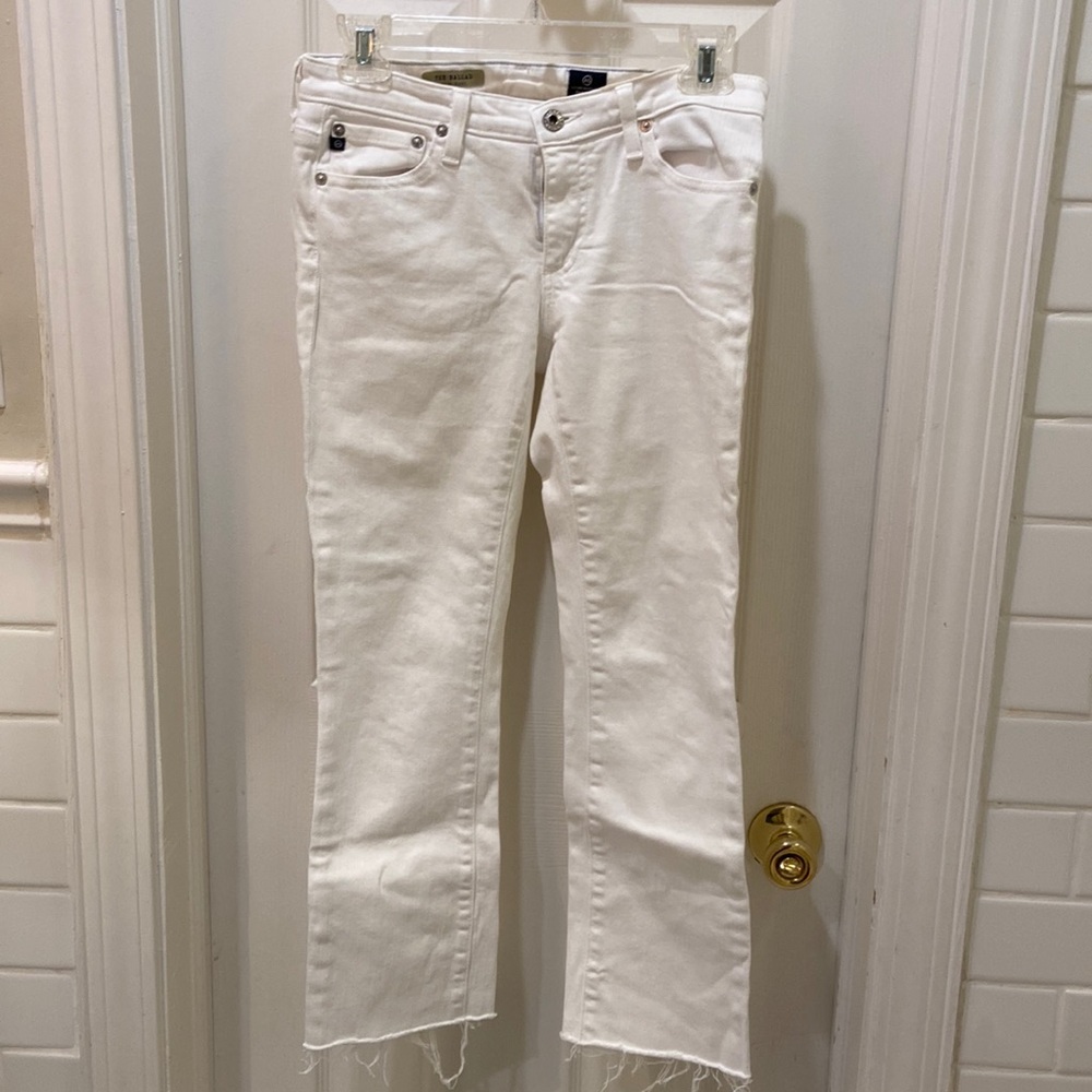 AG white jeans- boot cut